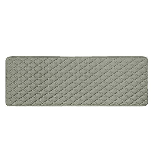 FH Group F16501GRAY-14 Deluxe Heavy Duty Faux Leather Diamond Pattern Multi-Purpose Gray Automotive Cargo Liner fits most Cars, SUVs, and Trucks, 14 inches - color: Gray, size: 40 x 14 Inches