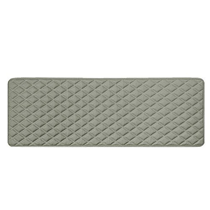 FH Group F16501GRAY-14 Deluxe Heavy Duty Faux Leather Diamond Pattern Multi-Purpose Gray Automotive Cargo Liner fits most Cars, SUVs, and Trucks, 14 inches - color: Gray, size: 40 x 14 Inches