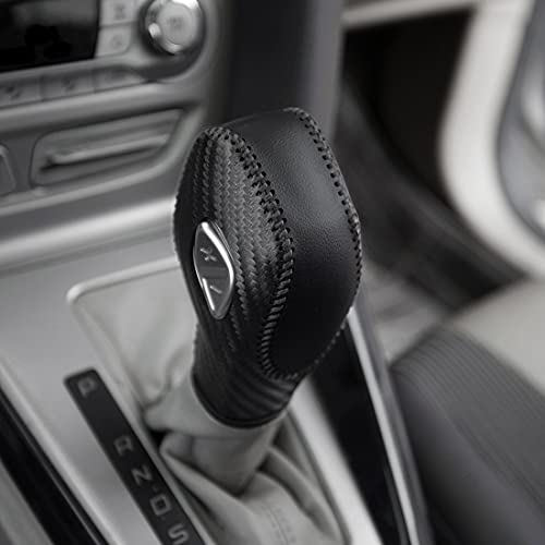 Auto Car Leather Gear Shift Knob Cover for Ford EcoSport Escape/Fusion/C-Max Energi Wagon/Fiesta/Focus/Transit Accessories
