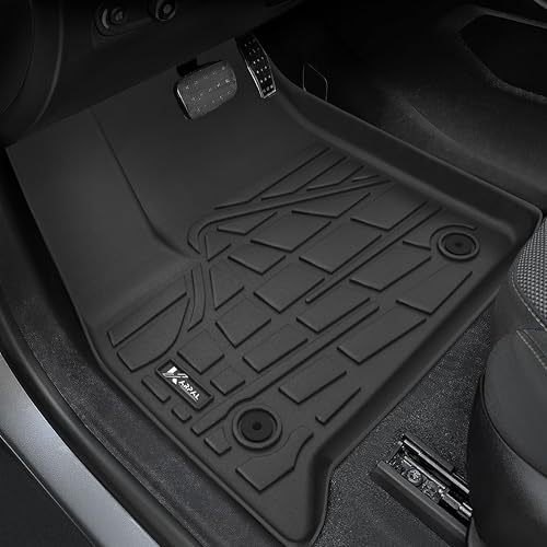 KARPAL Floor Mats for 2018-2023 Chevy Traverse/ 2024 Traverse Limited Only 7 Seats, with 2nd Row Bucket Seats, All-Weather TPE Custom Fit Floor Liners Car Accessories - style: 2018-2023 | For Chevy Traverse | Full Set