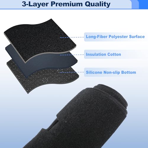 Dashboard Cover with/Without Hud Interior Dash Cover Mat Pad Carpet Non-Slip Dashboard Protector Sunshine UV & Heat Resistant Black - style: for Honda Accord 2023-2026 (with/without Hud)