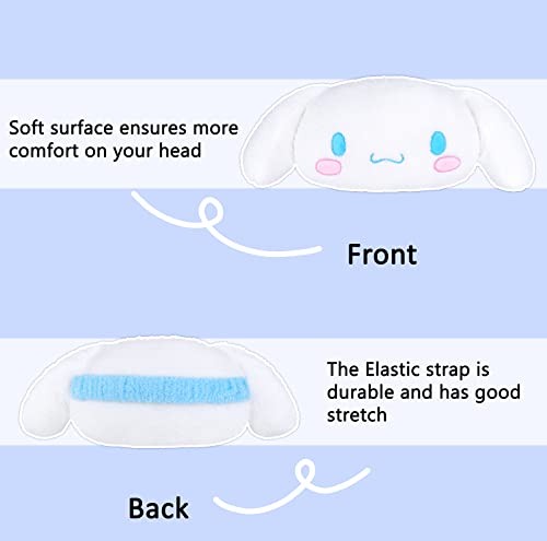 Roffatide Anime Cinnamoroll White Dog Car Neck Pillow 1 Pcs Plush Auto Head Neck Rest Cushion for Chairs, Recliners, Driving Seats (LYS10101) - color: A 1 Pc Car Neck Pillow