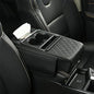 Center Console Holster,Arm Rest Cover for Car,Multifunctional PU Leather Car Armrest Box Mat,5-in-1 Car Armrest Cover with Cup Holder(Black)
