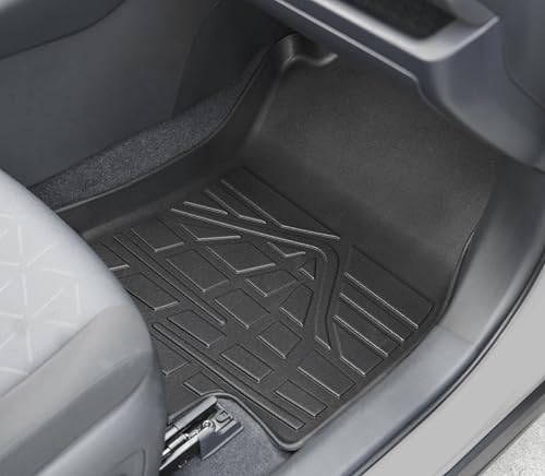 KARPAL Floor Mats Fit for Toyota RAV4 2019-2025 (Include Hybrid), Custom Fit All Weather TPE Floor Liners, 1st & 2nd Row Mat, RAV4 Accessories - style: 2019-2025 | For Toyota RAV4 | 1st & 2nd Row