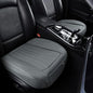 BWTJF Gray Car Seat Cover 2 Pack, Universal Leather Front Seat Covers Bottom Protector, Anti-Slip and Full Wrapping Edge Compatible with Most of Vehicles - SUVs/Sedans/Pickup Trucks - color: Gray, size: StyleA-Stripes