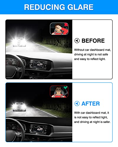 Autorder Dashboard Cover Mat for 2019-2025 2026 Volkswagen Jetta Accessories Dash Cover Flannel Dash Mat Sunshade Glare UV Rays Protector - size: For Volkswagen Jetta 2019-2026