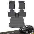 Floor Mats & Cargo Liner for 2014-2020 Nissan Rogue (Not for Sport/Hybrid/Select/7-Seater), All Weather TPE Floor Liners Custom Fit Rogue Heavy Duty Car Mats 1st & 2nd & Trunk Mat Accessories Black - style: 13) For Nissan Rogue | 2014-2020 | Combo Set
