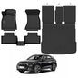 Floor Mats for Audi Q5 2018-2024(Not for PHEV), Trunk Mat and Backrest Mat All Weather TPE Protector for Audi Q5 Accessories - size: 17)Q5/SQ5|2018-2024