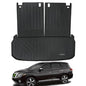 Large Cargo Liners for 2013-2020 Nissan Pathfinder / 2013 Infiniti JX35 / 2014-2020 Infiniti QX60 with Backrest Protection,TPE All Weather Protection with Trunk Mat Covering the backrest - size: 13-20丨pathfinder/JX35/QX60
