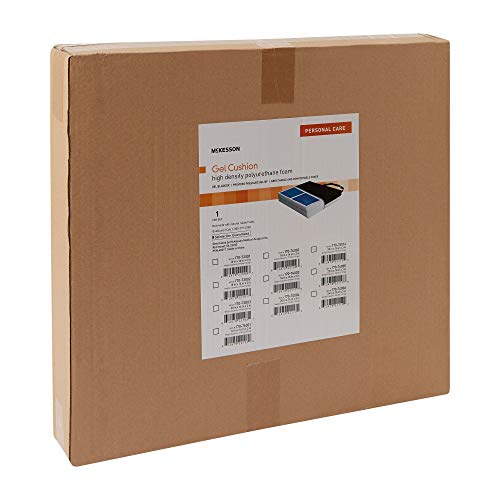 McKesson Seat Cushion for Wheelchairs and Office Chair, Foam/Gel, 20 in x 18 in x 3 in, 4 Count - size: 20x18x3 Inch (Pack of 4)