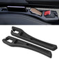 2PCS Car Seat Gap Filler Organizer, Multifunctional Car Gap Filler Organizer Storages Function for Storing Phones Keys Cards, Universal No Drop Seat Guard for Cars ﻿ (Black)