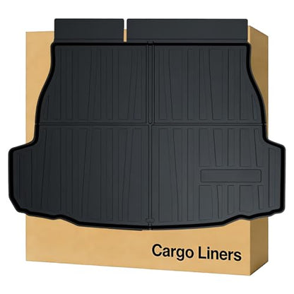 RAV-4 Cargo Liner Compatible with 2026 Toyota RAV4 Model,All-Weather Protection Rear Trunk Tray Carpet Floor Mats Custom Fit 3D Waterproof Durable Odrless Anti-Slip Accessories - color: 4）For Toyota RAV4（2026）Trunk mat
