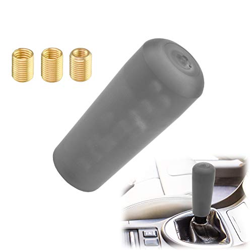 EZAUTO WRAP Black Shift Knob Stick Frosted Matte Crystal Bubble Long Throw Gear Shifter 10cm - color: Matte Black, size: 10cm