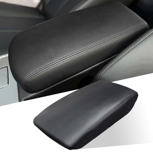 Center Console Cover for 2013-2018 Nissan Altima - Durable Armrest Protector, Easy Installation, Non-Slip Backing for Altima 2013 2014 2015 2016 2017 2018 Interior Accessories-Black - size: 13-18 |Altima| Black Stitch, Thin Size