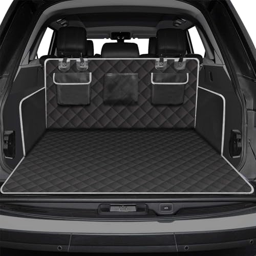 Cargo Liner Dogs for Lincoln Aviator 2020-2025, Dog Trunk Seat Cover Pet Trunk Cargo Cover Pet Cargo Liner with Side Flaps and Bumper Flap Protector