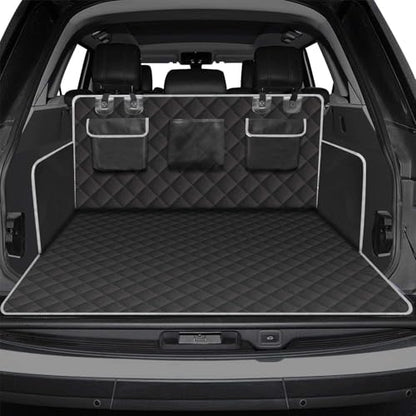 Cargo Liner Dogs for Lincoln Aviator 2020-2025, Dog Trunk Seat Cover Pet Trunk Cargo Cover Pet Cargo Liner with Side Flaps and Bumper Flap Protector