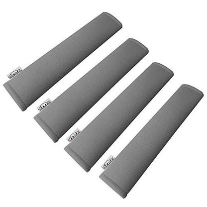 GAMPRO 2-Pack Universal Car Seat Belt Shoulder Pad Cover - Soft &Breathable Strap Cover for Adults and Kids (2Gray) - color: Gray
