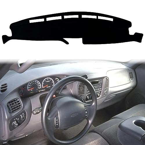 Dash Mat Cover Interior Dashboard Protector pad Compatible with Ford F150 F250 F350 Truck 1992 1993 1994 1995 1996 1997 Dashboard Cover Pad Carpet Protector