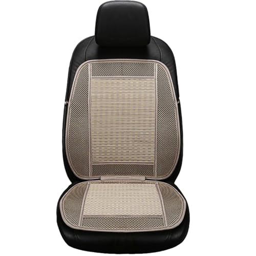 Autopeck Cooling Car Seat Covers Protector Cushion Standard Size Full Air Flow Ventilated Cover Pad Mat Breathable for Car Seat Driver Auto Chair Pads (Bamboo hue) - color: Bamboo hue
