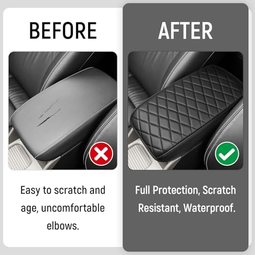 Center Console Armrest Cover Compatible with Honda 2006-2011 Civic Sport Accessories Leather Material Center Console Liner Protection - color: for Honda 2006-2011 Civic