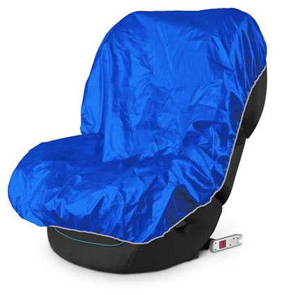 EcoNour Car Seat Protector, Waterproof Car Seat Cover with Thick Padding, Non-Slip Back Seat Protector for Baby, Infant & Toddler, Seat Cover Mat to Protect Seats from Spills, Dirt & Scratches - color: Blue