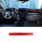 Car Center Control Panel Dashboard Strips Trim Sticker Compatible with Toyota Tundra/Sequoia 2022-2024 Pickup Truck Center Console Molding Panel Cover Dashboard Strip Interior Decoration Accessories - size: Center Control Panel Dashboard Strips Trim