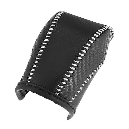 X AUTOHAUX Car Faux Leather Gear Shift Knob Cover for Volkswagen Jetta Tiguan 2011-2019 Passat Beetle 2012-2019 Atlas 2018-2019 CC 2013-2017 Gray Line - color: Gray