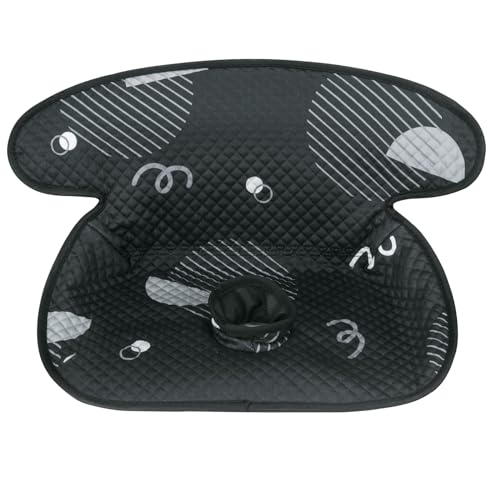 INFANZIA Dry Seat, Car Seat Protector Waterproof Carseat Liner Potty Training Toddlers, Baby and Infants, Piddle Pad for Carseats Strollers (Geometric Black, 1 Pack - color: Geometric Black, size: 1 Count (Pack of 1)