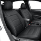 TTX LIGHTING Custom Fit Seat Covers for Volkswagen Passat 2012-2022 Waterproof Faux Leather Airbag Compatible(Black, Full Set 5 Seats) - size: 15.Passat 2012-2022 5 Seat Full Set