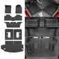 Floor Mats Compatible with 2016-2025 2026 Dodge Durango 6 Seats Cargo Mat Back Seat Protector Trunk Liner 2024 Durango Accessories (Fit 6 Seats, 3rd Row Backrest Mats+Trunk Mat+Floor Mats) - style: For Dodge Durango 6-Seater | 2016-2026