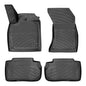 RizLiner Audi Q5 & SQ5 2018-2025 (No Hybrid Models) Floor Mats 3D Custom Fit Rubber Car Mats Laser Measured Floor Liners All Weather Heavy Duty Waterproof Odorless Non-Slip TPE (Front & Rear, Black) - size: Q5 2018 - 2025