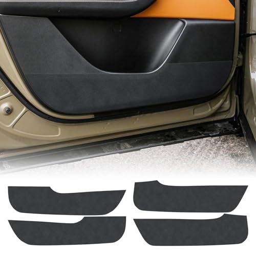 KUNGKIC for Mazda 2023 2024 2025 CX90 CX70 Car Door Anti Kick Pad Protective Stickers Interior Decals Accessories Self-Adhesive Side Edge Protection Mat Cover (9002 Color Suede) - color: 9002 Color Suede