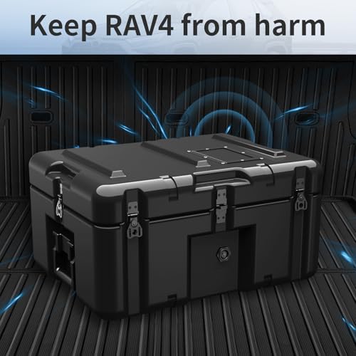 Floor Mats for Toyota RAV4 2025 2024-2019 (Include Hybrid) Full Set All Weather Floor Mats for Toyota RAV4 Accessories 2025 2024-2019 TPE Back Seat Cover Protector Trunk Frunk Mat - size: 2019-2025
