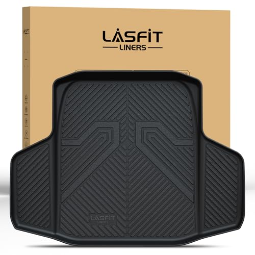 LASFIT Trunk Mat for Honda Accord Seden 2026 2025 2024 2023 2022 2021 2020 2019 2018 (Gasoline & Hybrid), All Weather TPE Custom Fit Accord Trunk Liner Trunk Tray Cargo Liner Accessories, Black - style: 5）For Honda Accord | 2018-2025 | Cargo Liner