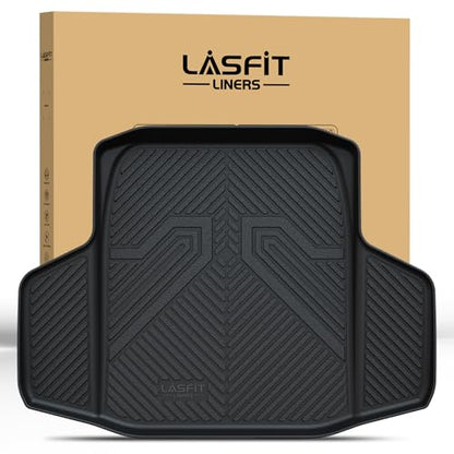 LASFIT Trunk Mat for Honda Accord Seden 2026 2025 2024 2023 2022 2021 2020 2019 2018 (Gasoline & Hybrid), All Weather TPE Custom Fit Accord Trunk Liner Trunk Tray Cargo Liner Accessories, Black - style: 5）For Honda Accord | 2018-2025 | Cargo Liner