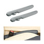 Car Seat Gap Filler, 2PCS Between Vehicle Seats Console Organizer Stop Things from Dropping, Automotive Interior Chair Gap Coverage Fill, Universal for SUV Automobile Truck (Cyan Grey) - color: Cyan Grey