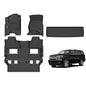 GINOWY- Floor Mats & Cargo Liner for Chevy Tahoe 2015-2020 & GMC Yukon (Only for Bucket Seat) TPE All Weather Protection Tahoe Car Mats, Non-Slip Trunk Mat Waterproof Accessories Floor Liners Black - style: 5) for Chevy Tahoe 2015-2020 Full Set