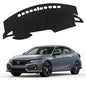 XITER Polyester Dashboard Cover Mat Carpet Dash Nonslip Sun Shade Mat Compatible For Honda civic 2016 2017 2018 2019 2020 2021. - size: 2016-2021 civic