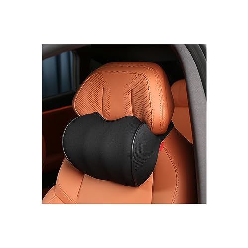 Car Seat Headrest Neck Rest Pillow, Car Headrest Pillow for Driving 100% Memory Foam and Car Neck Pillow for Pressure Relief.(1 pcs Black - size: Black-03