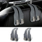 2 Pack Car Seat Headrest Hooks for Purses and Bags, Car Purse Holder With Double Metal Hooks, Headrest Back Seat Handbags Hook, Universal Car Purse Hanger, Cute Car Hanging Accessories, Grey - color: 2pcs Grey