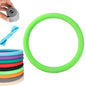 Car Steering Wheel Protective Cover, Cool Non-Slip Silicone Steering Wheel Protector, Universal Fit for Most Cars (Luminous Green) - color: Luminous Green