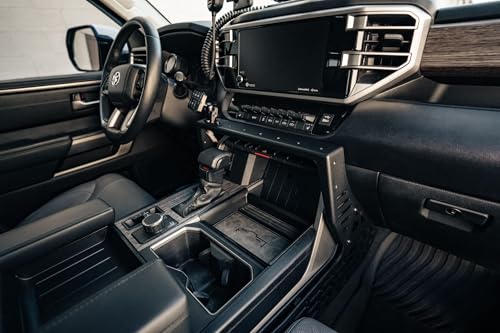 Rago Fabrication Center Console Molle Panels & Device Bridge for The 2022-2026 Toyota Tundra | Mount for Pouches, Med-Kits, Tools, Holsters & Other Accessories | Made in The USA | Truck Accessories - size: Tundra 3rd Gen
