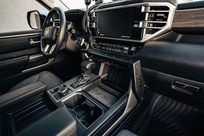 Rago Fabrication Center Console Molle Panels & Device Bridge for The 2022-2026 Toyota Tundra | Mount for Pouches, Med-Kits, Tools, Holsters & Other Accessories | Made in The USA | Truck Accessories - size: Tundra 3rd Gen