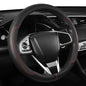Car Steering Wheel Cover,Microfiber Leather Steering Wheel Cover Fit15.5-16 inch Large Size for F150 F250 F350 Ram Tacoma 4Runner Tundra Range Rover (Black) - color: Black, size: Large Size[15.5"-16"]