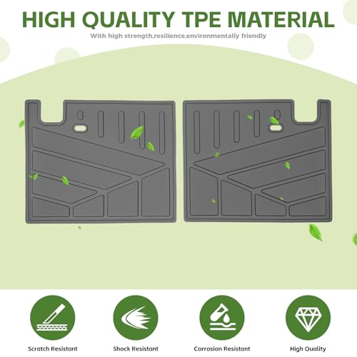 3rd Row Seat Back Mat for 2025 2026 Toyota 4Runner 7 Seats Gas, Backrest Mats Rear Seatback Cover All Weather TPE Protector Cargo Liner Accessories(Not for Hybrid EV/i-Force MAX) - size: 7Seats-Seatback Mat(3rd Row)