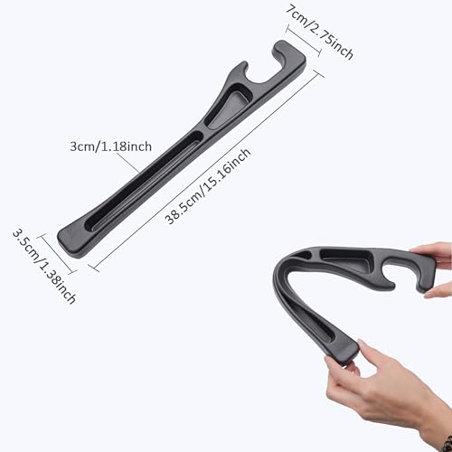 Car Seat Gap Filler 2 Pack, No Drop Seat Guard for Cars SUVs & Trucks, Car Accessories Interior for Between Seat and Console, Prevent Stop Cellphone Wallet Keys Coins and Card from Dropping - color: Black with Dual Slot