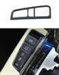 Car Accessories Fit for Toyota Alphard 2015-2021 Stainless Steel Interior Gear Shift handbrake Switch Panel Cover Trim 2PCS Set（Black Titanium Wire Drawing） - color: Black titanium wire drawing