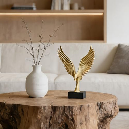 XINXUAN Gold Decor Eagle Statue,Adornos para Sala Modernos Sculpture Accent for Table,Living Room,Tv Stand,Mens Bedroom,Entryway,Shelves,Home Decor Aesthetic