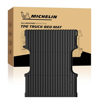 MICHELIN Truck Bed Mat for 2022-2026 Toyota Tundra 6.5 FT / 78.7" Only (Not Fit Drop-in Liners), All-Weather Truck Bed Liner, Custom Fit, Durable TPE Bedliner, Non-Slip - size: 1) Tundra | 22-26 | 6.5 FT