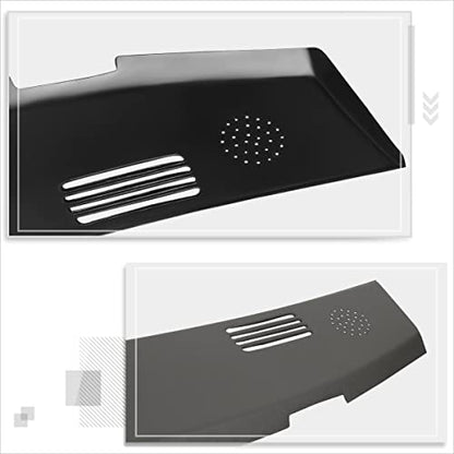 Gray Dash Defrost Vent Grille Cover Cap Overlay Compatible with 02-05 Dodge Ram Truck 1500